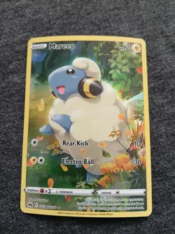 Pokemon TCG Mareep GG34/GG70 Crown Zenith: Galarian Gallery Full Art Holo NM - Image 1