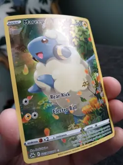 Pokemon TCG Mareep GG34/GG70 Crown Zenith: Galarian Gallery Full Art Holo NM - Image 3