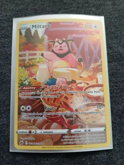 Pokemon TCG Miltank GG24/GG70 Crown Zenith: Galarian Gallery Full Art Holo NM - Image 4