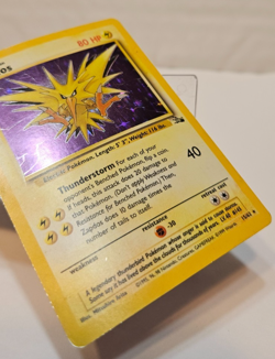 Zapdos 15/62 Holo Rare Unlimited Fossil Pokemon 1299 - Image 5