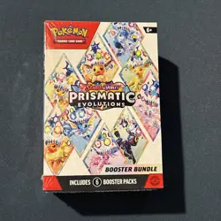 Pokemon TCG Scarlet & Violet Prismatic Evolutions Booster Bundle Box 6 Packs - Image 1