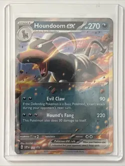 Pokemon TCG: Houndoom ex #103 - Scarlet & Violet Black Star Promo Holo Rare - NM - Image 1