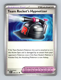 Pokemon TCG - Ascended Heroes - (ASC EN) - Team Rocket's Hypnotizer - 206/217 - Image 1