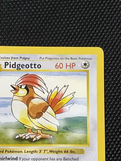 Pidgeotto 22/102 Shadowless 1999 Pokemon Base Set LP+ - Image 3