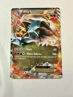 Pokemon TCG White Kyurem EX 96/135 Black & White Plasma Storm - Ultra Rare NM/M - Image 1