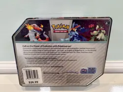 Pokemon TCG: Meowscarada ex Paldea Partners Tin w/ 5 packs New Factory Sealed - Image 2