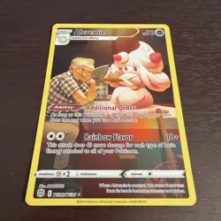 Pokemon TCG Brilliant Stars Alcremie TG08/TG30 Trainer Gallery Full Art NM - Image 2