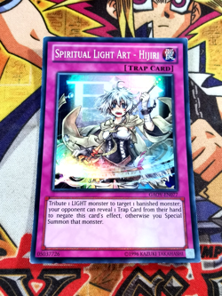 Spiritual Light Art - Hijiri gaov-en077 Unltd Ed (LP) Super Rare Yu-Gi-Oh! - Image 1