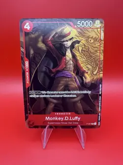 Monkey D. Luffy RARE PROMO ANNIVERSARY ALT ART P-007 ONE PIECE CARD GAME - Image 1