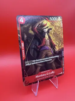 Monkey D. Luffy RARE PROMO ANNIVERSARY ALT ART P-007 ONE PIECE CARD GAME - Image 2