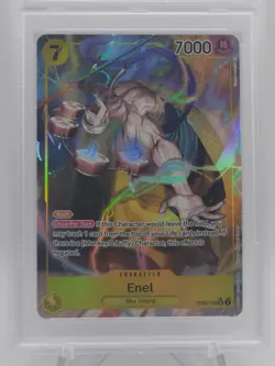PSA 10 - 2023 One Piece TCG English ENEL SR OP05-100 Alternate Alt Art - Image 3