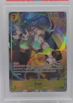 PSA 10 - 2023 One Piece TCG English ENEL SR OP05-100 Alternate Alt Art - Image 4