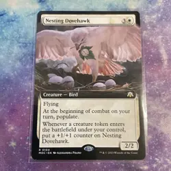 Nesting Dovehawk (REGULAR) x1 - MTG March of the Machine Commander MOC #104 - Image 1