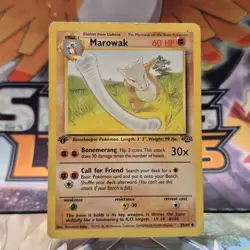 Marowak - 39/64 - 1999 1st Edition Uncommon Jungle Pokemon Card HP - Image 1