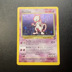 Mewtwo Holo Base Set 2 Card #10/130 Pokemon - Image 1