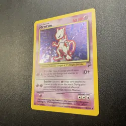 Mewtwo Holo Base Set 2 Card #10/130 Pokemon - Image 3