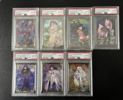 Fgo Fate Grand Order Japanese Wafer Psa 10 Lot Of 7 Cards Rare! - Image 1