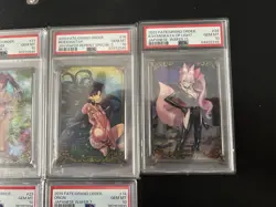 Fgo Fate Grand Order Japanese Wafer Psa 10 Lot Of 7 Cards Rare! - Image 3