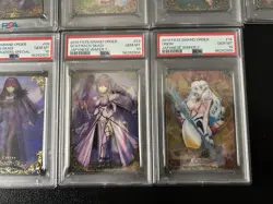 Fgo Fate Grand Order Japanese Wafer Psa 10 Lot Of 7 Cards Rare! - Image 4
