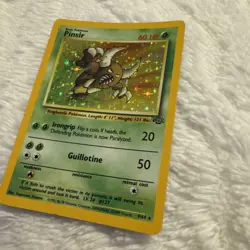 Pinsir Holo Holographic Pokemon Card TCG 1999 Jungle Unlimited Rare 9/64 - Image 3