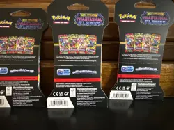 Lot of (3) Pokemon TCG Mega Evolution Phantasmal Flames Sleeved Booster Pack NEW - Image 2