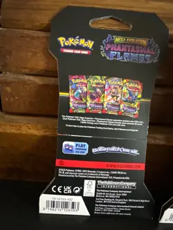 Lot of (3) Pokemon TCG Mega Evolution Phantasmal Flames Sleeved Booster Pack NEW - Image 3