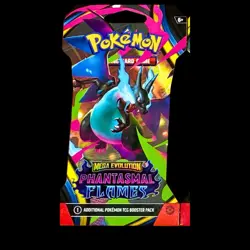 Pokemon TCG: Mega Evolution Phantasmal Flames Sleeved Booster Pack (1 Pack) - Image 3