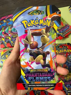 Pokemon TCG: Mega Evolution Phantasmal Flames Sleeved Booster Pack - RANDOM PACK - Image 2