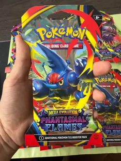 Pokemon TCG: Mega Evolution Phantasmal Flames Sleeved Booster Pack - RANDOM PACK - Image 3