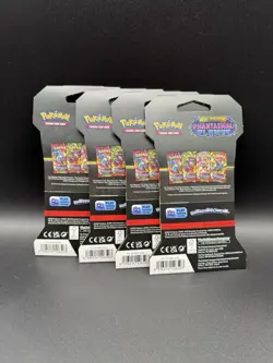 Lot of (4) Pokemon TCG Mega Evolution Phantasmal Flames Sleeved Booster Pack NEW - Image 2