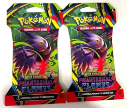 Pokemon TCG: Mega Evolution - Phantasmal Flames Sleeved Booster Pack - Image 3