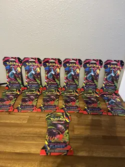 Pokemon TCG: Mega Evolution - Phantasmal Flames Sleeved Booster Pack LOT OF 13!! - Image 1