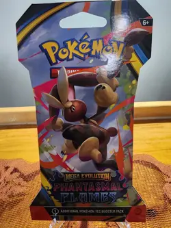 Pokemon TCG: Mega Evolution - Phantasmal Flames Sleeved Booster Pack - Image 2