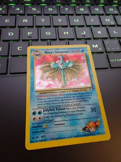 GEM-NM Misty's Tentacruel 2000 Gym Heroes 10/132 Holo Pokemon Card - Image 2