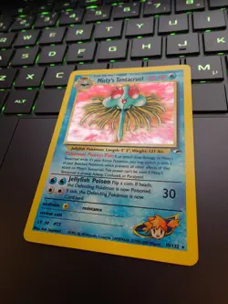GEM-NM Misty's Tentacruel 2000 Gym Heroes 10/132 Holo Pokemon Card - Image 3