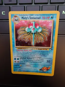 GEM-NM Misty's Tentacruel 2000 Gym Heroes 10/132 Holo Pokemon Card - Image 5