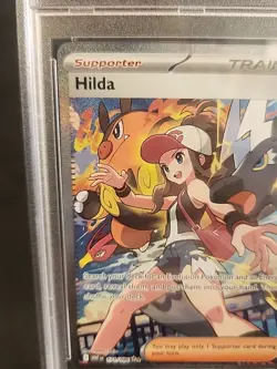 2025 POKEMON WHT EN - Hilda #171 - White Flare Special Illustration Rare PSA 10 - Image 5