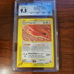 2002 Expedition Pidgeot 23/165 Holo CGC 10 9.5 GEM MINT with SWIRL 💫 - Image 1