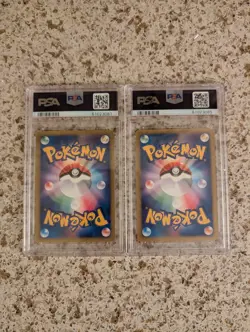 Pokemon Japanese VS 1st Edition Falkner's TM02 #104 and Switch #134 PSA 3 - Image 2