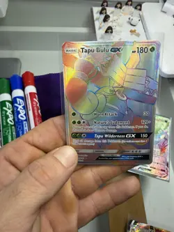 POKEMON TCG (2) Rainbow Rares: Eternatus VMAX 192/189 Darkness Ablaze + Tapu But - Image 3