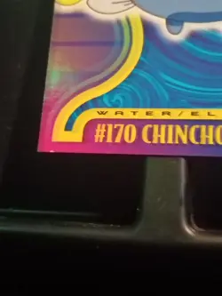 Topps Pokemon Johto Series 1 Non Holo Chinchou #170 - Image 2