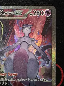 Pokemon TCG: Team Rocket's Mewtwo ex 231/182 SIR Destined Rivals NM - Image 3