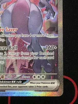 Pokemon TCG: Team Rocket's Mewtwo ex 231/182 SIR Destined Rivals NM - Image 4