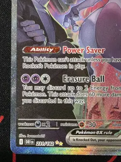 Pokemon TCG: Team Rocket's Mewtwo ex 231/182 SIR Destined Rivals NM - Image 5
