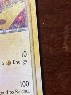 Pokemon Power Keepers Raichu 12/108 Holo Rare LP - Image 4