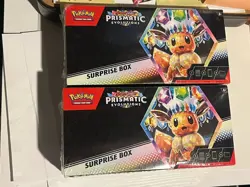 Pokemon Prismatic Evolutions Surprise Box x 2 - US SELLER - SEALED & In Hand - Image 1