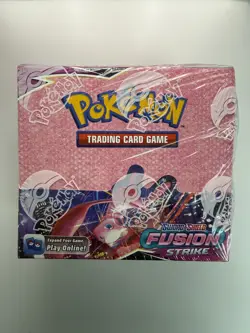 Pokemon Fusion Strike Booster Box Brand New Sealed In Acrylic Case 🐸 - Image 1