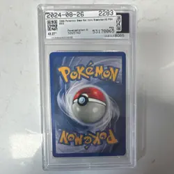 Pokemon 1999 Base Set Blastoise Holo Rare 2/102 PSA Graded English - Image 2