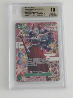 One Piece Awakening Of The New Era Yamato OP01-121 Alt Art Beckett Pristine 10 - Image 3