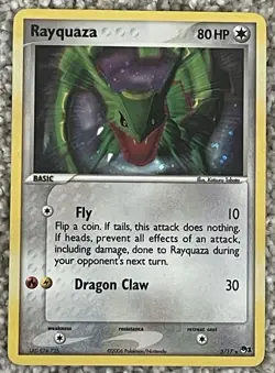 Rayquaza 3/17 - Holo Rare - Pop Series 1 Pokemon TCG LP/MP - Image 1